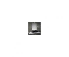 Bathman Srl Ecoled - specchio reversibile da bagno filo lucido 50x70 cm con lampada led 4w