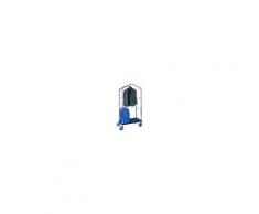 FORCAR Carrello portavaligie con appendiabiti PV4056