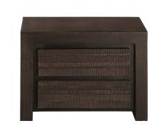 Maisons du monde Comodino in massello di mango con cassetti L 50 cm Java