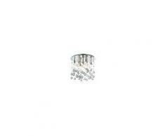 Ideal Lux Plafoniera id-moonlight pl8 luci g9 metallo cromo moderna sfere cristallo