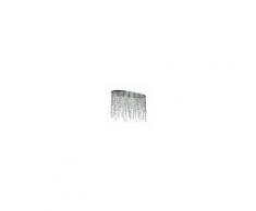 Ideal Lux Plafoniera id-rain pl5 008455 200w cristallo lampada soffitto moderno e14 -