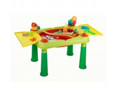 Keter Tavolo da Gioco Sand & Water Rosso e Giallo