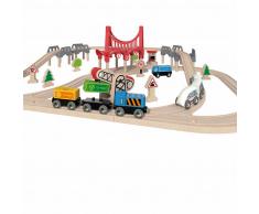 Hape Set Pista treno ferrovia double loop E3712