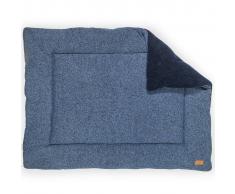 Jollein Trapunta in Maglia Lavata Pietra 80x100 cm Blu Marino