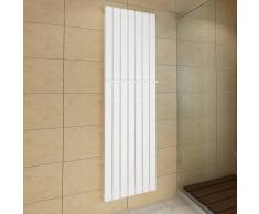 vidaXL Termosifone porta asciugamani 542 mm +Radiatore bianco Doppio