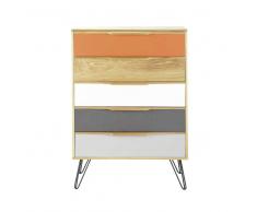 Maisons du monde Cassettiera vintage in legno multicolor - Twist Twist