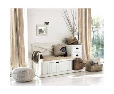 Maisons du monde Mobile bianco da ingresso in legno L 135 cm Freeport