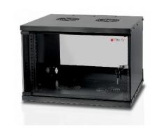 Armadio Rack 19" a Muro 6U prof. 320 Nero Assemblato Techly Professional I-CASE EL-1006B32