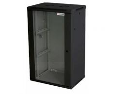 Armadio Rack 19" a muro 20 unità sezione unica prof. 600mm Nero Intellinet I-CASE EW-2020BK