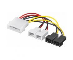 Cavo Adattatore per Ventilatori 12 V 5 V Goobay ICOC 22-NC