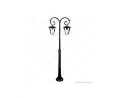 V-Tac VT-738 Lampione Portalampada da Giardino 141cm con Fissaggio a Terra per 2 Lampadine E27 - SKU 7061