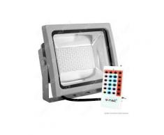 V-Tac VT-4752 RGB Multicolore Faretto LED 50W da Esterno con Telecomando - SKU 5691