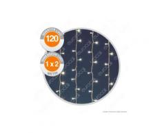 Tenda Luminosa PLB 120 Luci LED Reflex Bianco Freddo Prolungabile - per Interno e Esterno