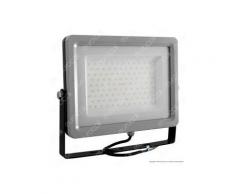 V-Tac VT-48100 Faretto LED SMD 100W Ultra Sottile da Esterno Colore Grigio e Nero - SKU 5765 / 5766 / 5767
