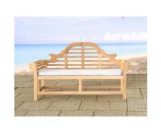 Cuscino da esterno - Per panchina da giardino Marlboro 180cm - 152x52x5cm - Beige