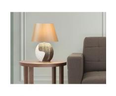 Lampada - Da tavolo - Da comodino - Colore beige/rame - ESLA