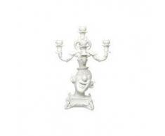 SELETTI CANDELABRO BURLESQUE RIDI PAGLIACCIO BIANCO