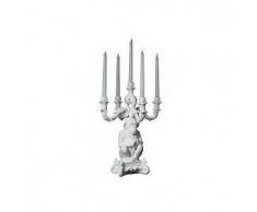 SELETTI CANDELABRO BURLESQUE THE WIZE CHIMPANZEE BIANCO