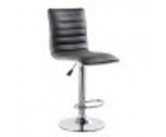 Jackson Sgabello da bar Jackson by Bizzotto. Imbottito in ecopelle con struttura in acciaio cromato.