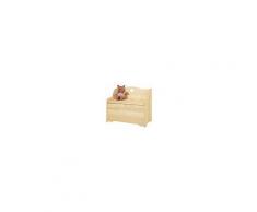 HOMEGARDEN Cassapanca per Esterno Baule Contenitore in Legno Massello