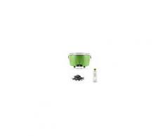 Classe Barbecue Instagrill Da Tavolo Senza Fumo Pack Carbone E Bioetanolo Inclusi Colore Verde