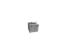 Friggitrice elettrica CI 2 Vasche capacità Lt 13+13 Dimensioni: cm L 80 x P 90 x H 85 Potenza kW 24 Modello E9/FRE2V13
