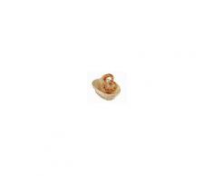 Cestino per pane ovale in Rattan Dimensioni mm. L 230 x P 150 x 65 h Modello 2853