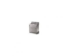 Friggitrice a Gas Giga due vasche 10 lt Vano neutro con porta Dimensioni L80xP70xH90 Modello M7F8G