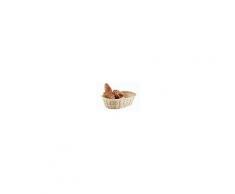 Cestino per pane ovale in Rattan Dimensioni mm. L 280 x P 210 x 80 h Modello 2847