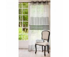 Tenda grigia con occhielli 140 x 250 cm FOCH