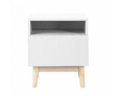 Comodino vintage bianco Artic
