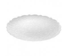 Alessi - Vassoio rotondo Dressed acciaio inox bianco
