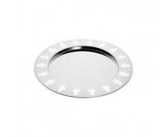 Alessi - Vassoio rotondo Girotondo acciaio inox 18/10