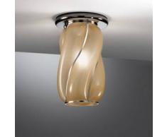 7432515130140Siddharta - Plafoniera Sogni di Cristallo Colore : Rosa chiaro - Seleziona il numero di Luci : 1 - Dimensioni : Diametro 12 x Altezza 18 cm - In Vetro di Murano