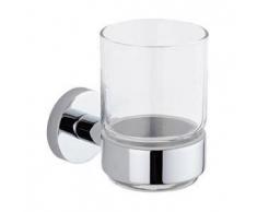hudson reed Bicchiere Porta Spazzolino e Porta Bicchiere Murale