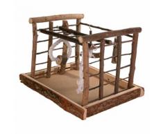 Palestra gioco Trixie in legno Natural Living - cocorite - L35 x P29 x H25 cm