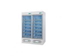Frigorifero professionale medika 2t1000 ect-f - 2 temperature - 4 ripiani 10 casseti