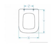 Sedile Wc Copriwater per modello Serie 85 marca Astra Serie 85