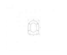 Sedile Wc Copriwater per modello Serie 84 marca Astra Serie 84
