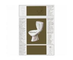 Sedile Wc Copriwater per modello Lido marca Astra Lido
