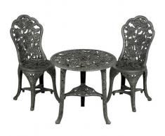 Mobili Giardino Salottino Tudor Grigio Pvc