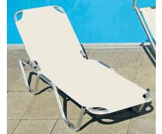 Mobili Giardino Lettino Mare In Alluminio Clat65a