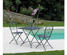 Mobili Giardino Tavolo Orta In Ferro Color Antracite Ftf57
