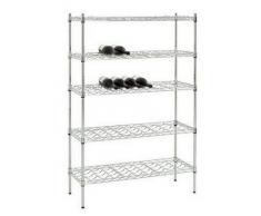 Bartscher Scaffale per vino max 130 bottiglie, L 900 x P 350 x A 1390 mm