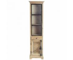 Vetrina in legno riciclato L 52 cm Persiennes