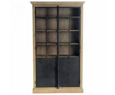 Vetrina in legno riciclato L 130 cm Voltaire