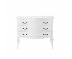 Cassettone bianco in legno L 92 cm Séraphine