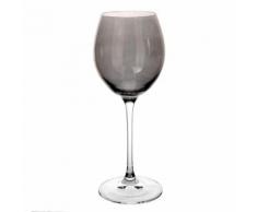 Bicchiere da acqua in vetro colorato grigio