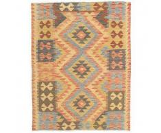 Tappeto Kilim Afghan Old style 100x133 Tappeto Orientale