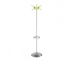 KARTELL appendiabiti da terra HANGER (Giallo cedro - Acciaio spazzolato e policarbonato)